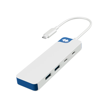 Hyper HyperDrive Flex 4 Port USB-C Combo Hub, White/Blue | HD5200BUGL – nuotrauka 1