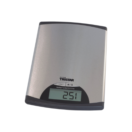 Tristar | Kitchen scale | KW-2435 | Maximum weight (capacity) 5 kg | Metallic – nuotrauka 1
