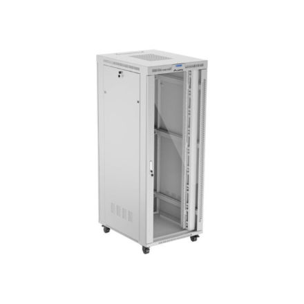Lanberg Rack cabinet 19" free-standing 42U/800x1000 (flat pack) with glass door, LCD – nuotrauka 1
