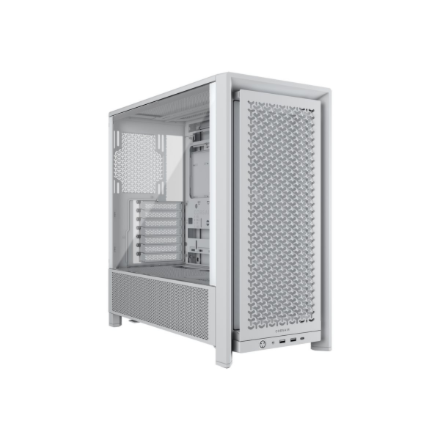 Corsair PC Case | Frame 4000D RS Modular | Mid-Tower | White – nuotrauka 1