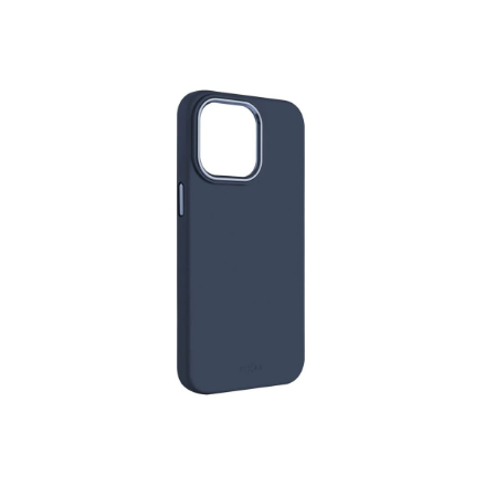 Fixed | MagFlow | Back cover | Apple | iPhone 15 Pro | Liquid silicon | Blue – image 1