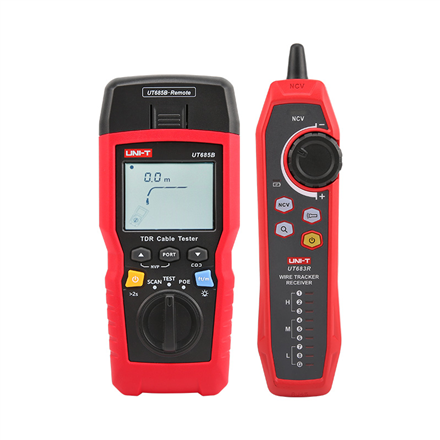 UNI-T UT685B KIT Universal Network Cable Tester, RJ45, RJ11 and Coaxial, 500 m, PoE 802.3af/at/bt, Ethernet Port Test | UNI-T – image 1