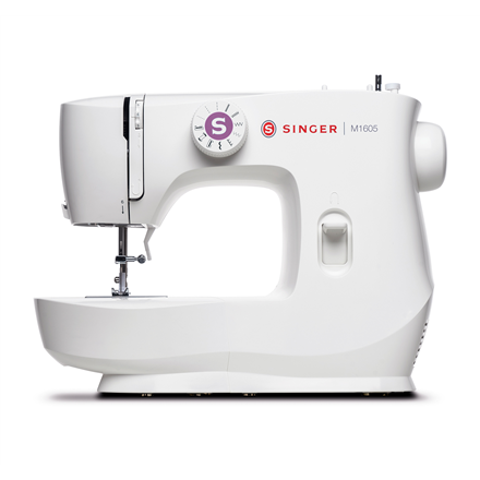 Singer | Sewing Machine | M1605 | Number of stitches 6 | Number of buttonholes 1 | White – nuotrauka 1