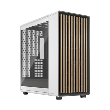 Fractal Design Computer Case | North XL | ATX | Chalk White TG Clear – image 1