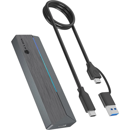 Raidsonic Icy Box M.2 SATA/NVMe SSD Enclosure with USB 3.2 Gen 2 Type-C and RGB light | Warranty IB-1826MCL-CU31 month(s) – nuotrauka 1