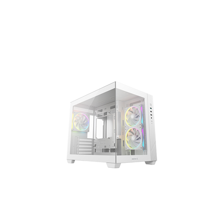 Deepcool Case | CG330 3F WH | Micro ATX | White – image 1