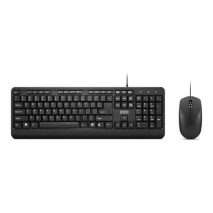 Lenovo | 160 Combo | Keyboard | Wired | Mouse included | US | Black – nuotrauka 1