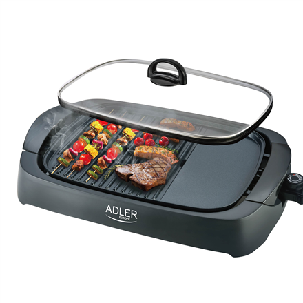 Adler | Electric Grill | AD 6610 | Table | 3000 W | Black – nuotrauka 1