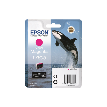 Epson T7603 | Ink Cartridge | Vivid Magenta – image 1