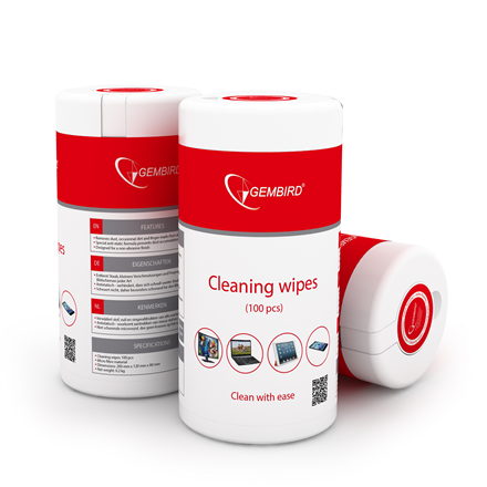 Gembird | CK-WW100-01 | Cleaning wipes – nuotrauka 1