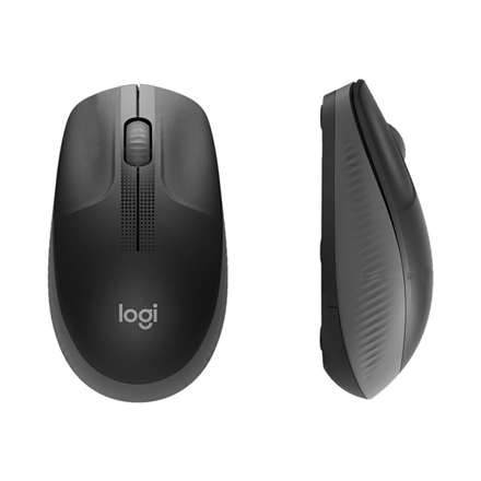 Logitech | Full size Mouse | M190 | Wireless | USB | Charcoal – image 1