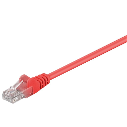 Goobay | CAT 5e patch cable, U/UTP | 68369 | Red RJ45 male (8P8C) | RJ45 male (8P8C) – nuotrauka 1