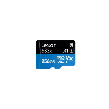 Lexar | High-Performance 633x | UHS-I | 256 GB | micro SDXC – image 1