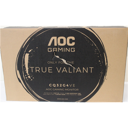 SALE OUT. AOC CQ32G4VE 31.5" VA/16:9/2560×1440/300 cdm2/1ms/DP HDMI Audio out · SALE OUT. AOC · CQ32G4VE – image 1