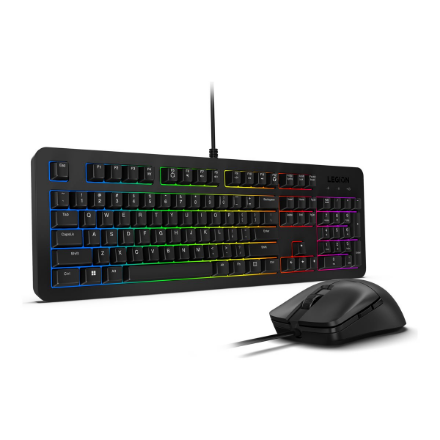 Lenovo Legion KM310 RGB | Gaming Keyboard and Mouse Set | Wired | US English | Black – image 1