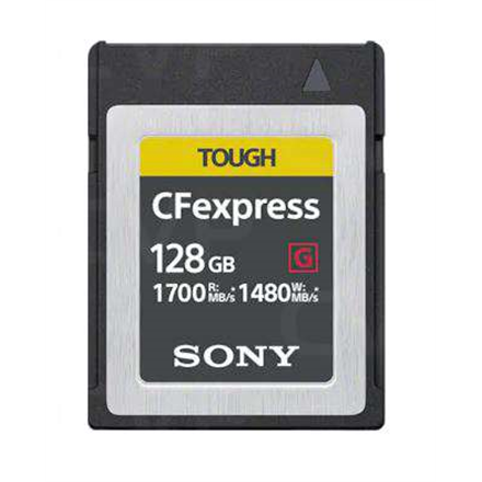 Sony | CEB-G Series CFexpress Type B Memory Card | CEBG128.SYM | 128 GB | CF-express – nuotrauka 1